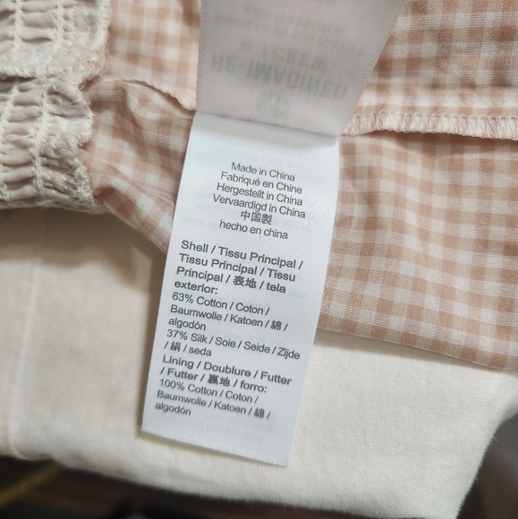 J. Crew Pink and White Peter Pan Collar Camisole - Picture 5 of 8